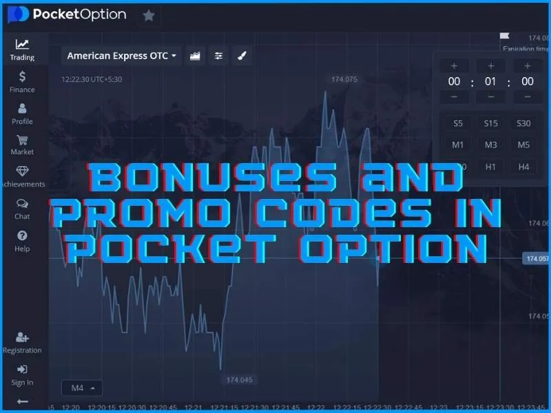 Bonuses and promo codes in Pocket Option
