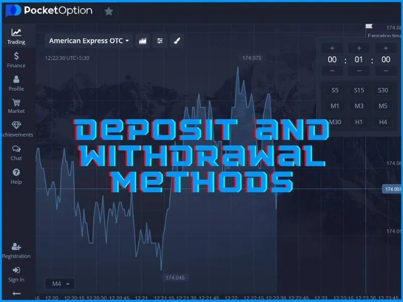 Deposit and withdrawal methods