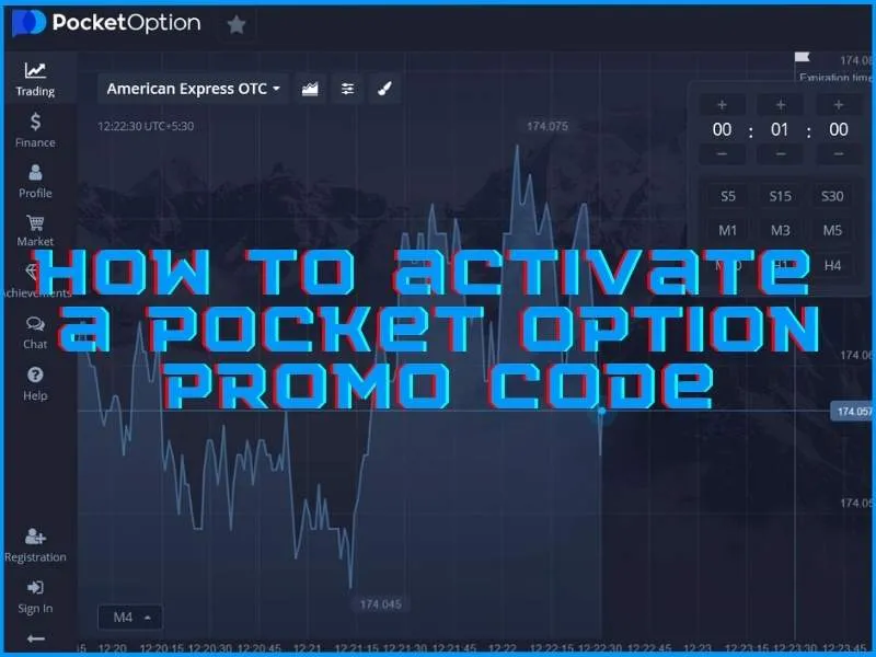Como ativar um código promocional da Pocket Option
