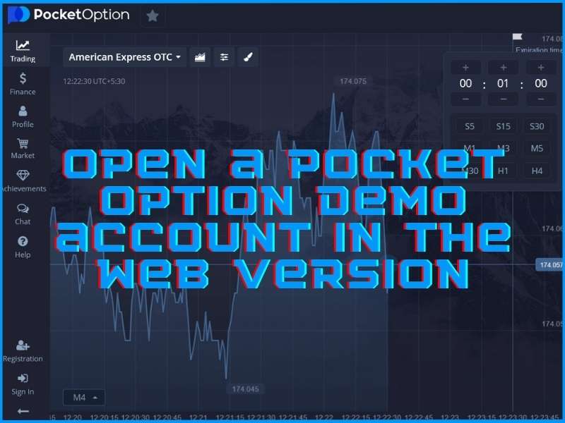 Open a Pocket Option demo account in the web version