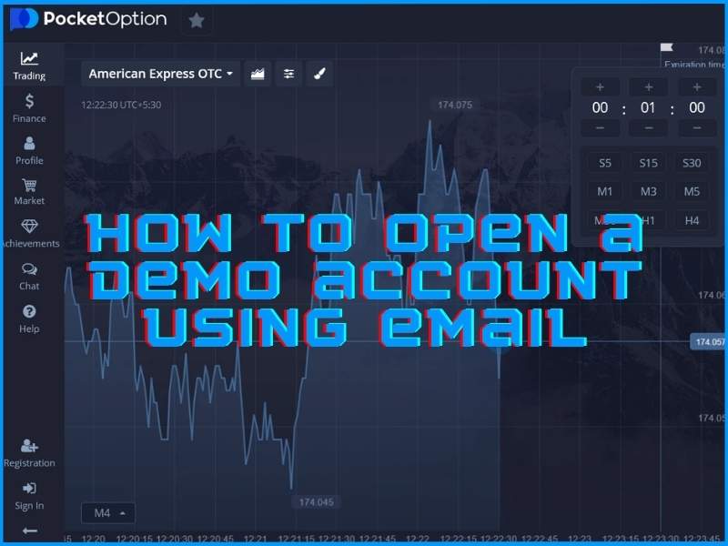 How to open a demo account using email