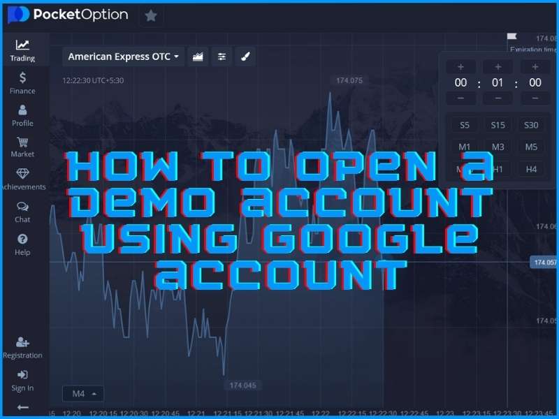 How to open a demo account using a Google account