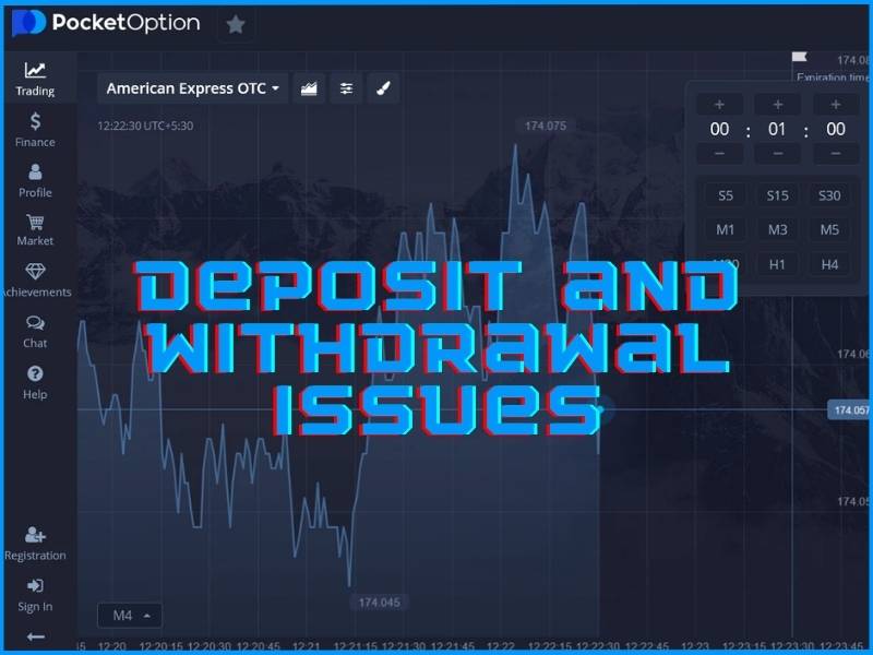 Problemas de depósito y retiro