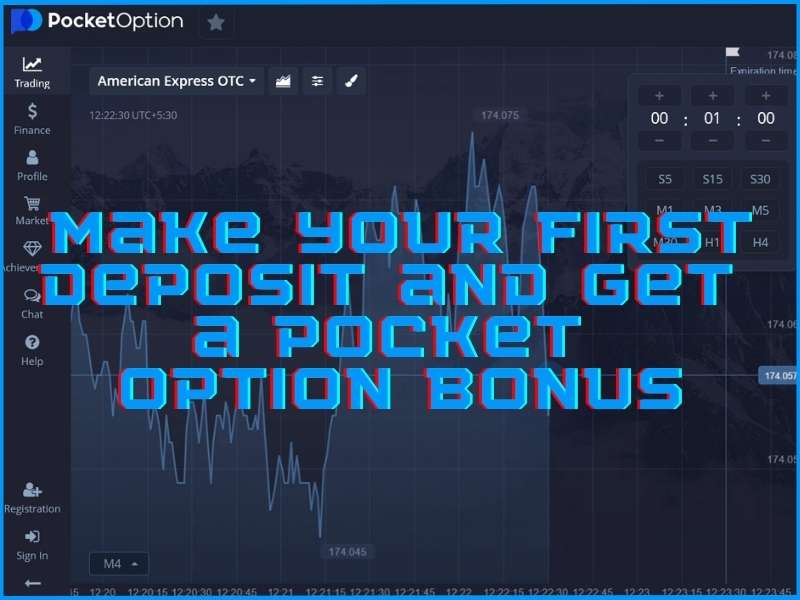 Realiza tu primer depósito y obtén un bono de Pocket Option